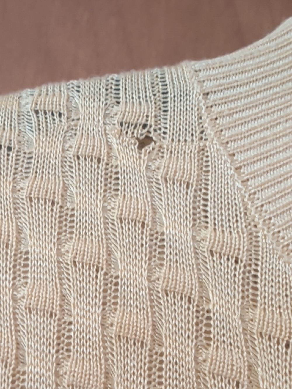 Max Studio Yellow Short-Sleeve Ribbed Knit Top - Picture 6 of 7